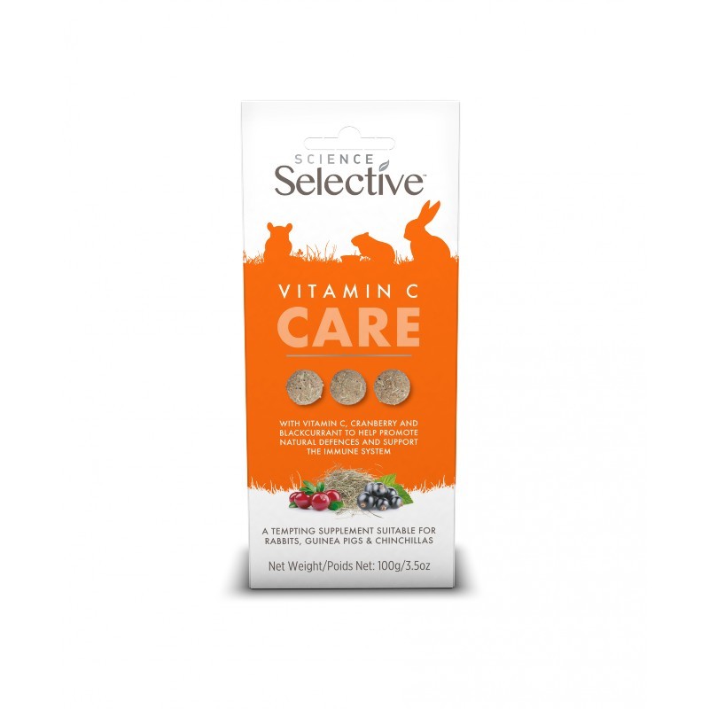 Science Selective Friandises Vitamine C Care 4 x 100 g - JungleVet