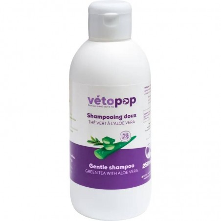 Shampoing liquide Vétopop Chien et Chat flacon de 250 ml - JungleVet