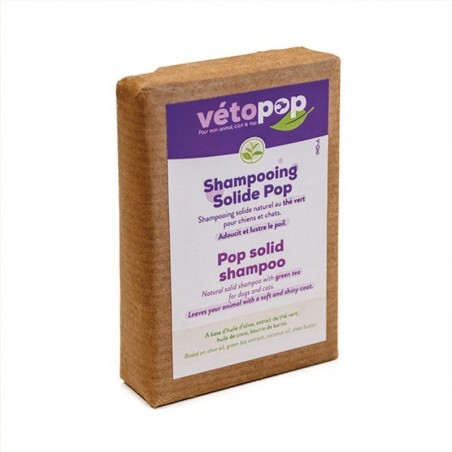 Shampoing solide Vétopop Chien et Chat Boîte de 6 savons de 80 g - JungleVet