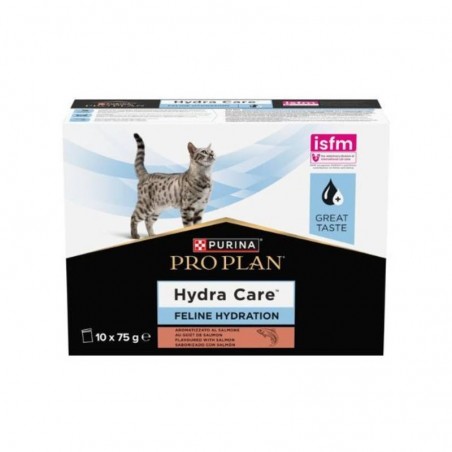 Pro Plan Hydracare Feline Hydration saumon - 10 sachets de 75 g - JungleVet