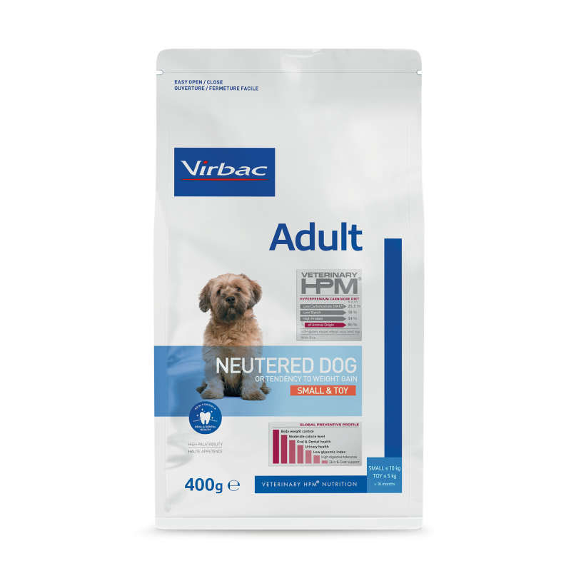 Virbac Veterinary HPM Adult Neutered Dog Small & Toy - JungleVet