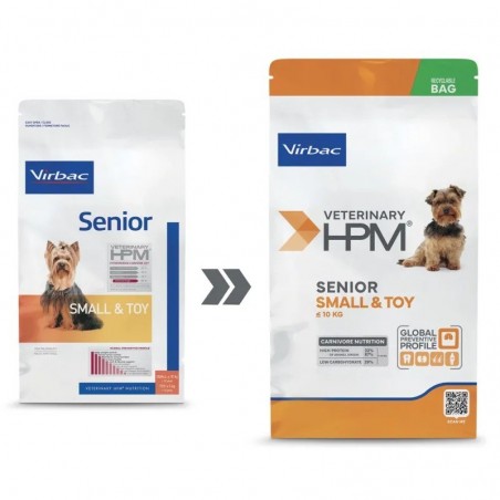 Veterinary HPM Senior Dog Small & Toy - JungleVet