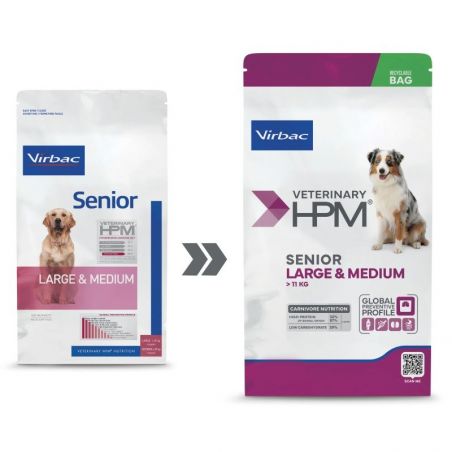 Virbac Veterinary HPM Senior Dog Large & Medium