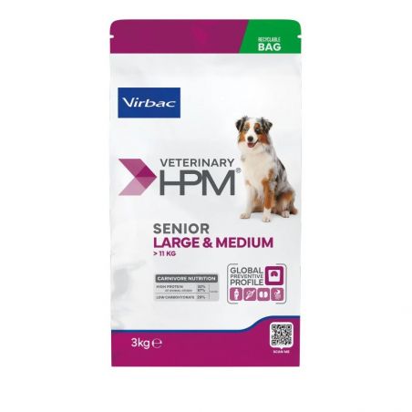 Virbac Veterinary HPM Senior Dog Large & Medium - JungleVet