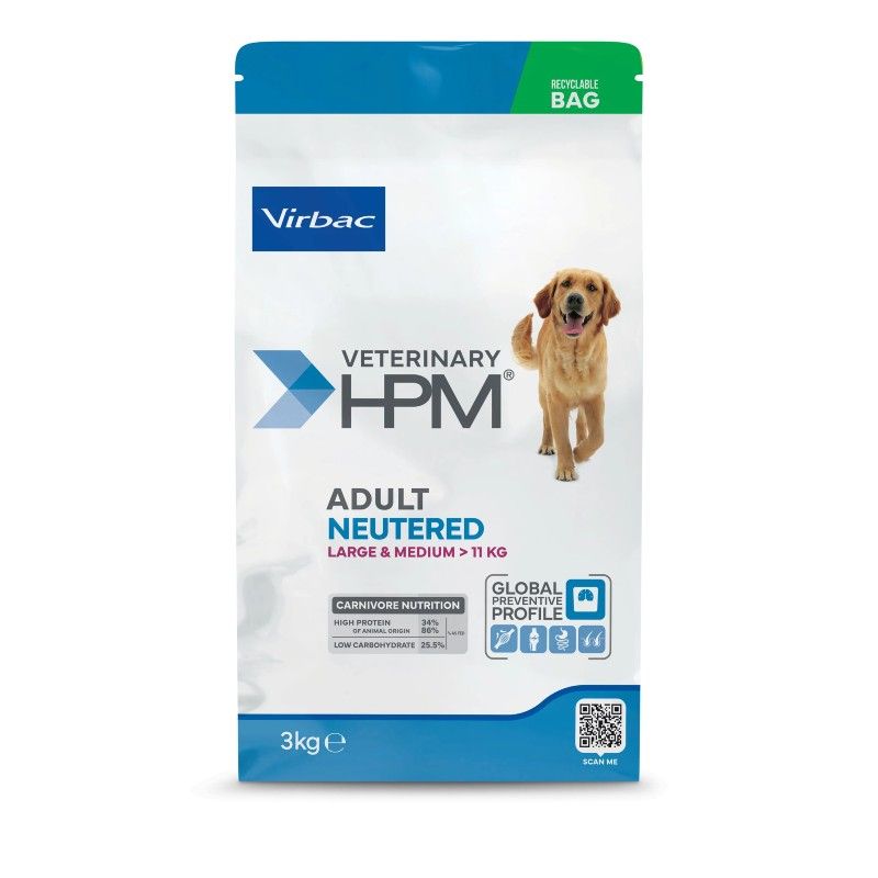 Veterinary HPM Adult Neutered Dog Large & Medium - JungleVet