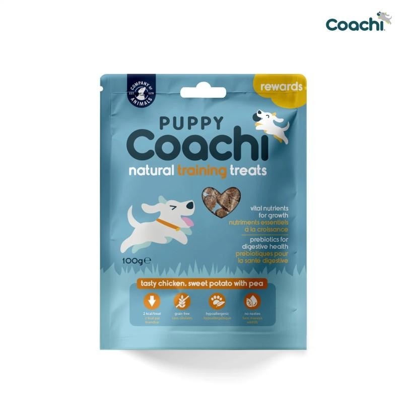 Friandises d'éducation Coachi Puppy Natural Poulet sachet de 100 g - JungleVet