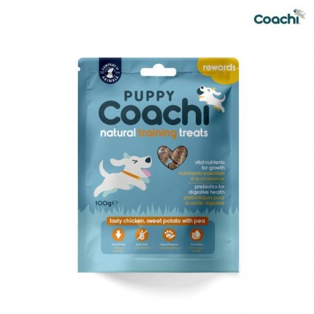 Friandises d'éducation Coachi Puppy Natural Poulet sachet de 100 g - JungleVet