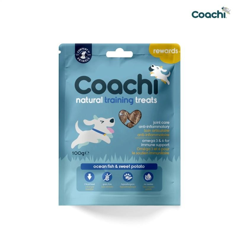 Friandises d'éducation Coachi Puppy Natural Poisson sachet de 100 g - JungleVet