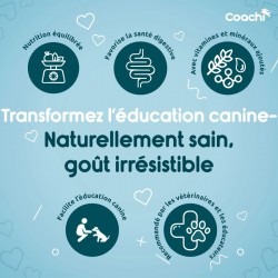 Friandises d'éducation Coachi Puppy Natural Poisson sachet de 100 g - JungleVet