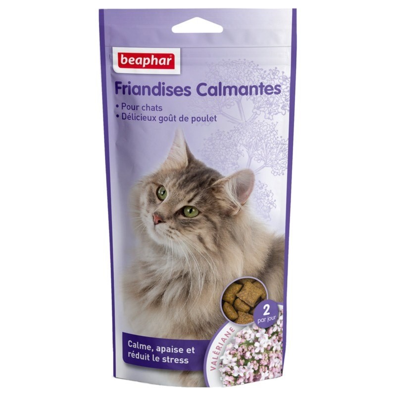 Friandises calmantes Valériane Chat 6 sachets de 35 g - JungleVet