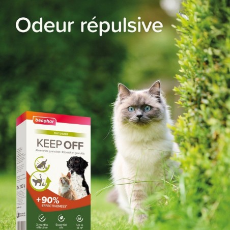 Keep Off   Répulsif Outdoor en granulés 2 x 200 g - JungleVet
