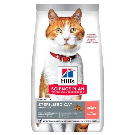 Hill's Science Plan Chat Adult Sterilised CatSaumon - JungleVet