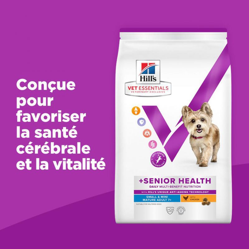 Hill's Vet Essentials Chien Multi Benefit + Senior Health Small & Mini - JungleVet