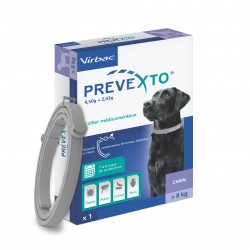 Prevexto collier antiparasitaire pour grand chien - boîte de 1 collier - JungleVet