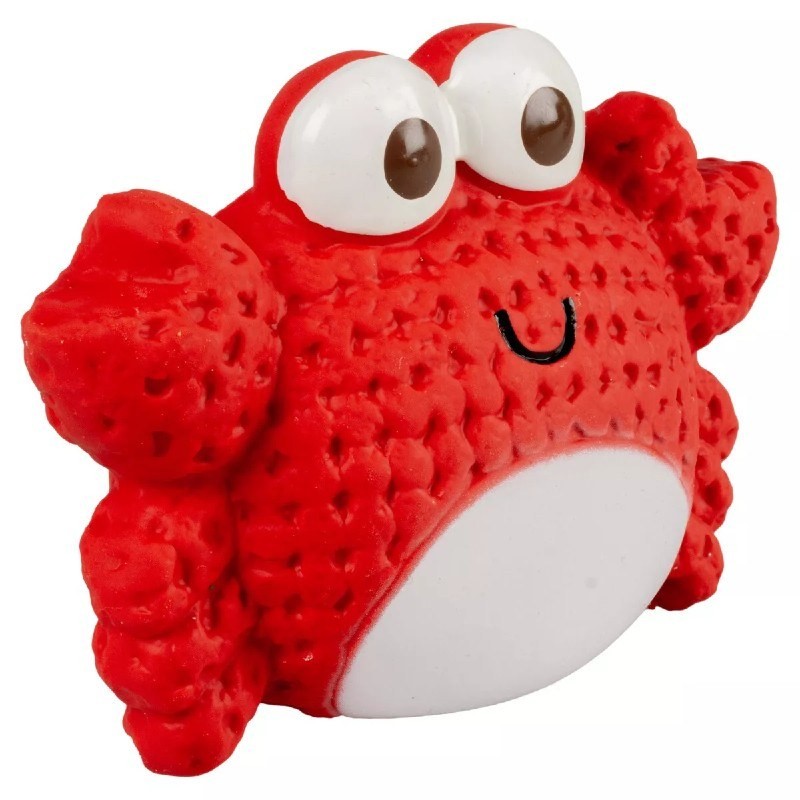 Jouet crabe en latex pour chien - JungleVet