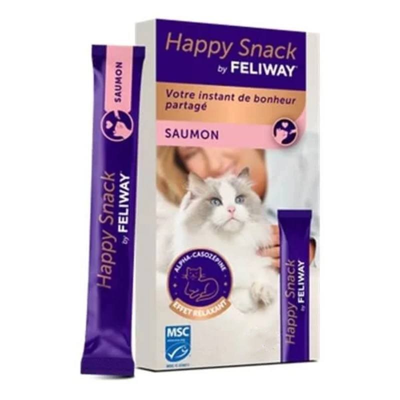 Feliway Happy Snack au saumon pour chats - JungleVet