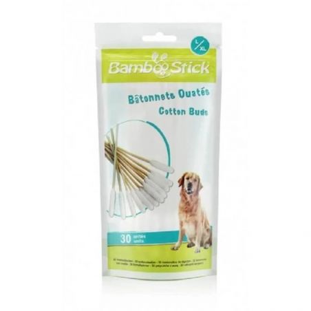 Coton tige Bamboostick pour chien  - Sachet de 30 - JungleVet