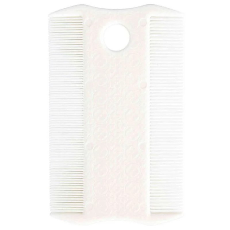 Peigne à puces sans manche en plastique - JungleVet