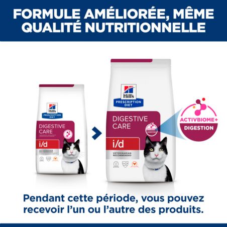 Hill's Prescription Diet i/d Digestive pour chat et chaton au poulet - JungleVet
