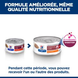 Hill's Prescription Diet i/d Digestive pour chat au poulet - 24 boîtes de 156 g - JungleVet