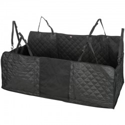 Housse de banquette arrière Trixie en nylon avec base rigide - Noir - JungleVet