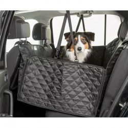 Housse de banquette arrière Trixie en nylon avec base rigide - Noir - JungleVet