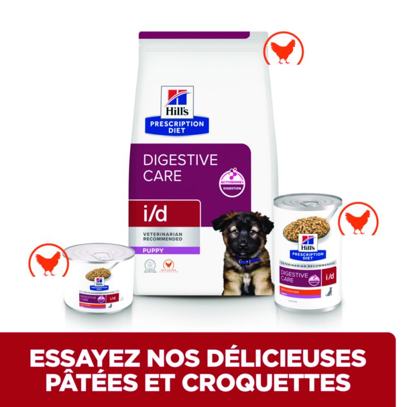 Hill's Prescription Diet chien i/d Digestive puppy Poulet en boîtes