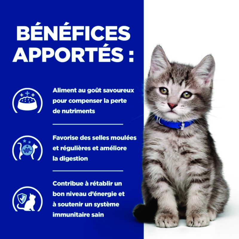 Hill's Prescription Diet kitten I/D Digestive Poulet - 12 sachets de 85 g - JungleVet