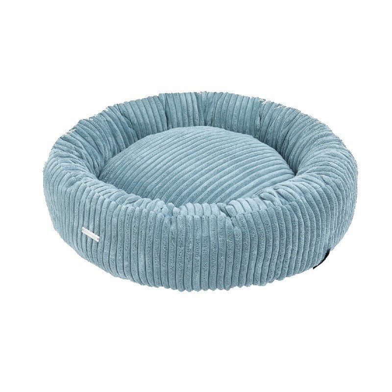 Corbeille Wouapy Scandi pour petits chiens et chats - Bleu - JungleVet