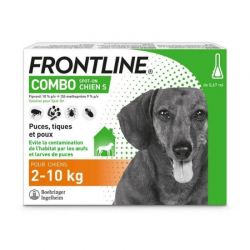 Frontline Combo chiens Small de 2 à 10 kg - JungleVet
