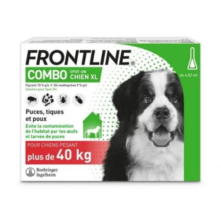 Frontline Combo chiens XL de 40 à 60 kg - JungleVet