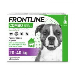 Frontline Combo chiens Large de 20 à 40 kg - JungleVet