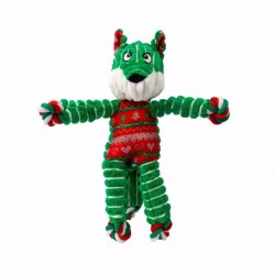 Jouet pour chien Kong Holiday Floppy Knots Fox - JungleVet