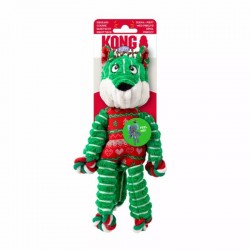 Jouet pour chien Kong Holiday Floppy Knots Fox - JungleVet