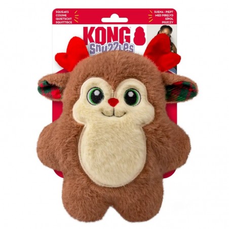 Jouet pour chien Kong Holiday Snuzzles Reindeer - JungleVet