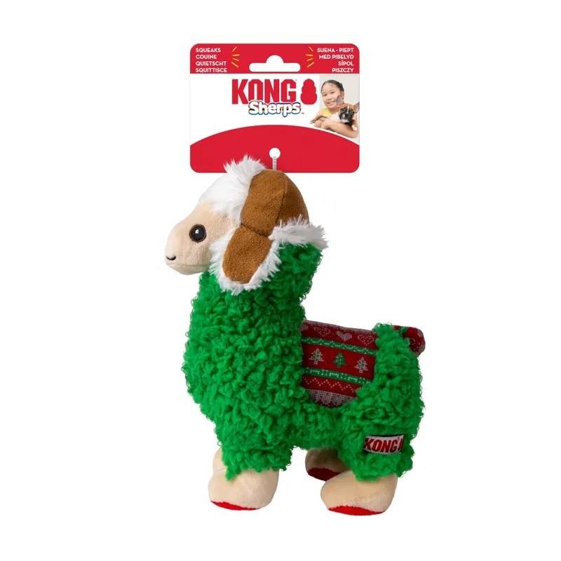 Peluche pour chien Kong Holiday Sherps Lama - JungleVet
