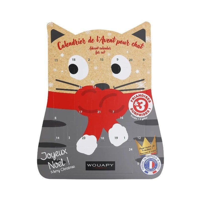 Calendrier de l'Avent Surprise avec friandises pour chat - JungleVet
