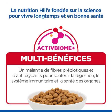 Hill's Science Plan Mature adult 7+Small & Mini pour chien au poulet - JungleVet