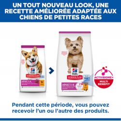 Hill's Science Plan Adult Small & Mini pour chien au poulet - JungleVet