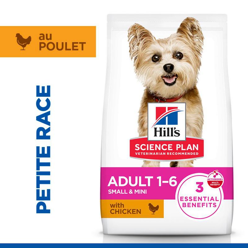 Hill's Science Plan Adult Small & Mini pour chien au poulet - JungleVet
