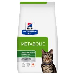 Hill's Prescription Diet Metabolic Weight and Diabetes Management pour chat au Poulet - JungleVet