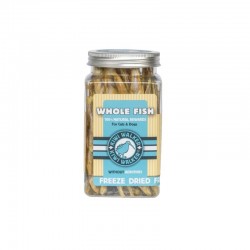 Friandises lyophilisées Kiwi Walker 100 % Poisson entier - Pot de 70 g - JungleVet