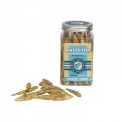 Friandises lyophilisées Kiwi Walker 100 % Poisson entier - Pot de 70 g - JungleVet