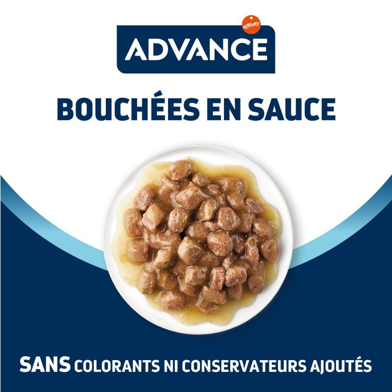 Advance Chat Adult Sterilized Poisson Sachet Repas - 12 x 85 g