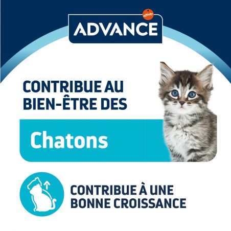 Advance Chat Kitten Poulet Sachet Repas - 12 x 85 g