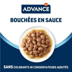 Advance Chat Kitten Poulet Sachet Repas - 12 x 85 g
