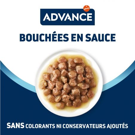 Advance Chat Kitten Poulet Sachet Repas - 12 x 85 g