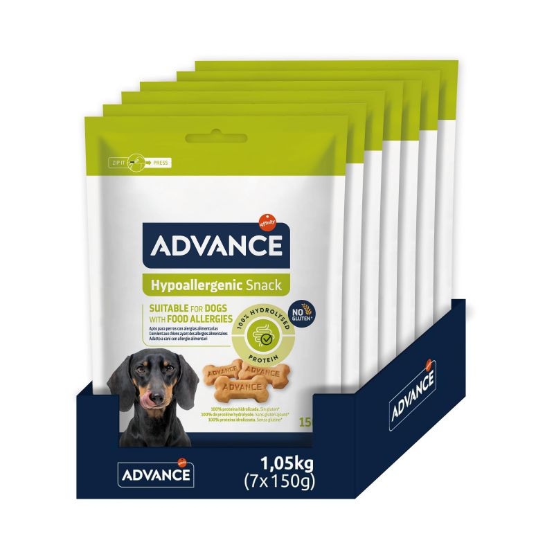 Advance Chien Snack Hypoallergenic - Boîte de 7 x 150 g