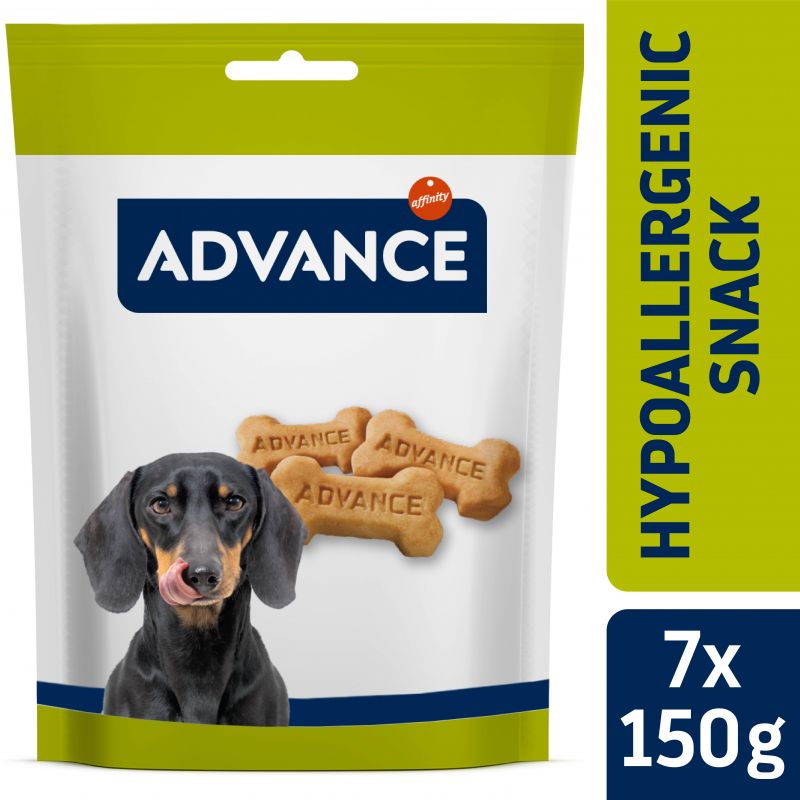 Advance Chien Snack Hypoallergenic - Boîte de 7 x 150 g