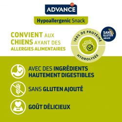 Advance Chien Snack Hypoallergenic - Boîte de 7 x 150 g
